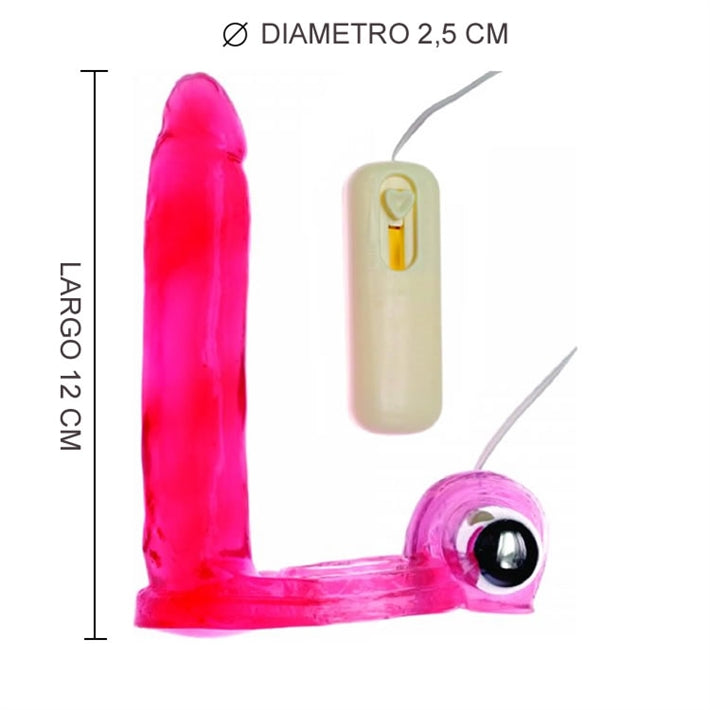 Triple estimulador con vibro Jelly