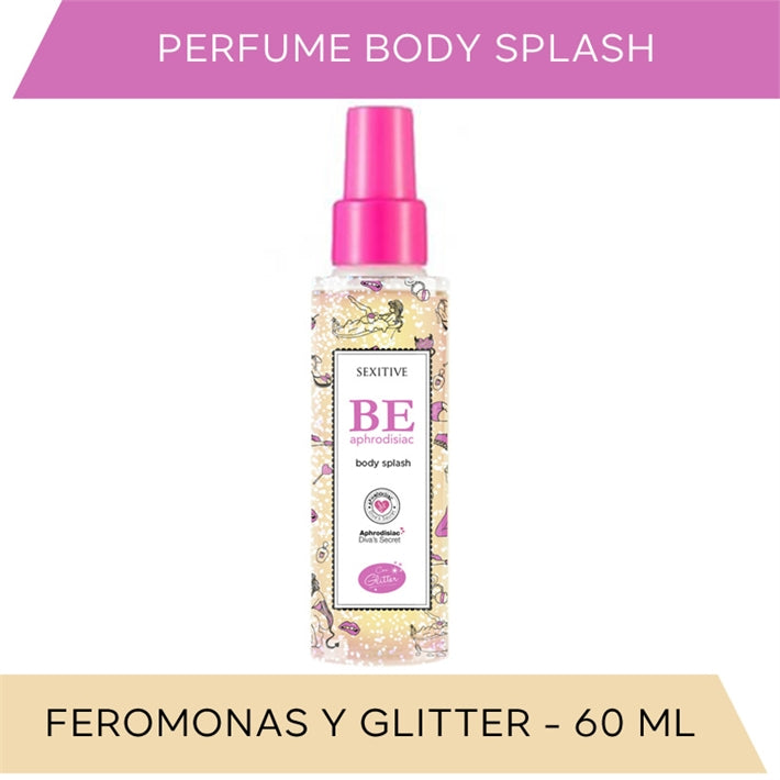 Body splash con feromonas y Glitter 60ml