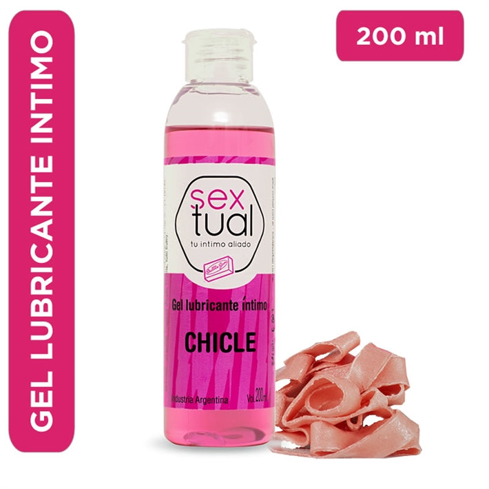 Gel estimulante con sabor a chicle 200ml