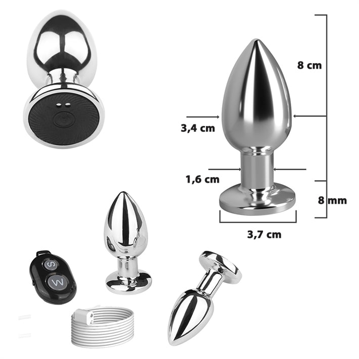 Dilatador anal metálico con vibración