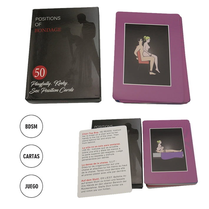 Bondage Juego de naipes 50 cartas