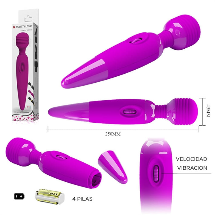 Masajeador vibrador micrófono de velocidad regulable