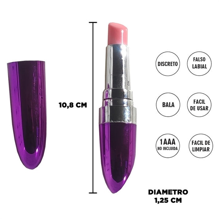 Tucana Violeta : Bala Vibradora Labial